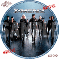 X-MEN 2　DVDラベル
