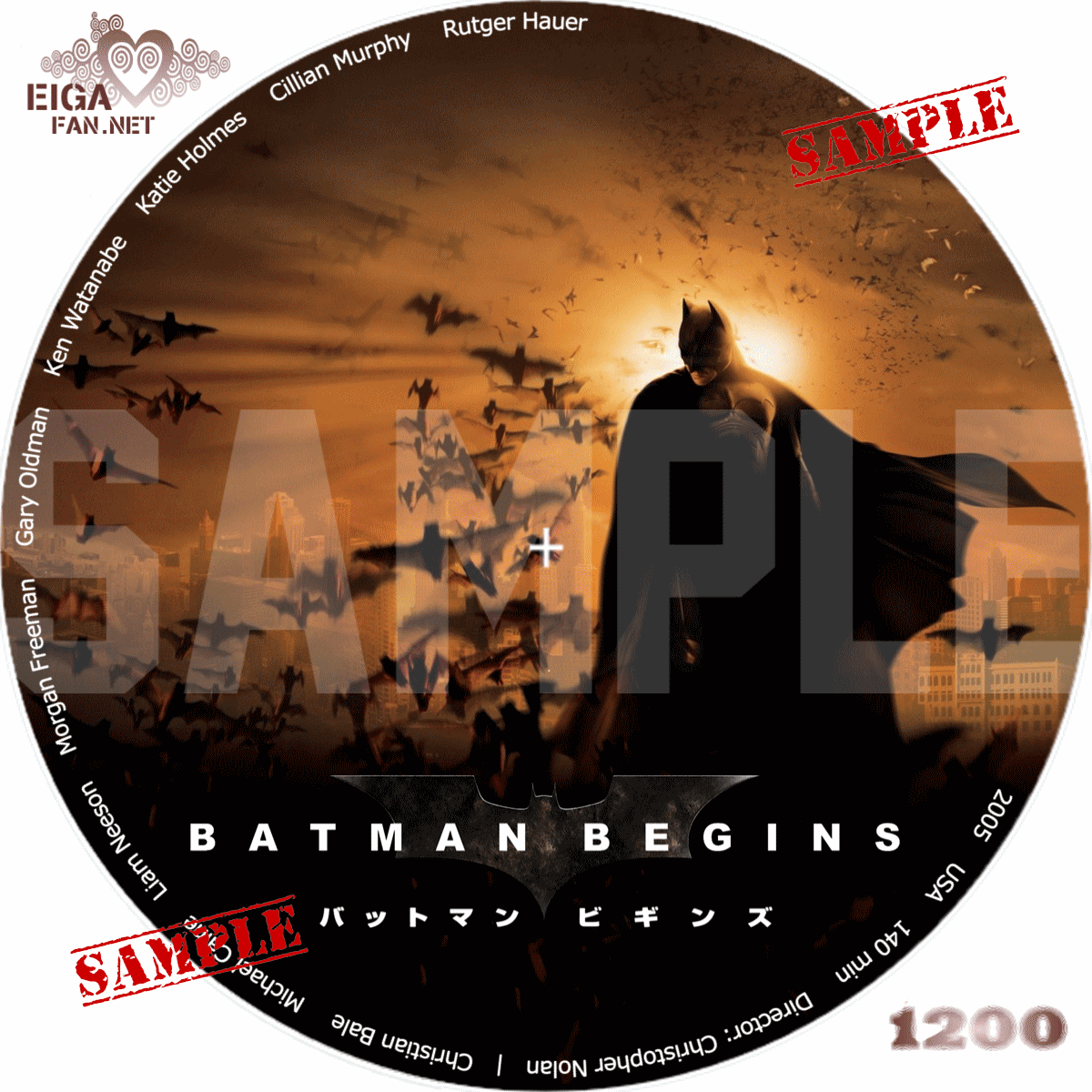 Dvdラベル バットマン ビギンズ Batman Begins 05 ダークナイトシリーズ第１作