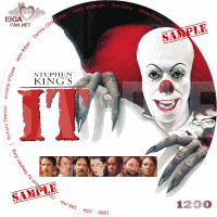 IT／イット　DVDラベル　ティム・カリー
