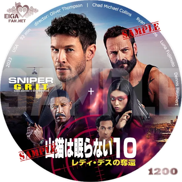 山猫は眠らない10 レディ・デスの奪還 DVDラベル