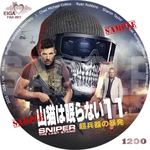 山猫は眠らない11　超兵器の暴発　DVDラベル