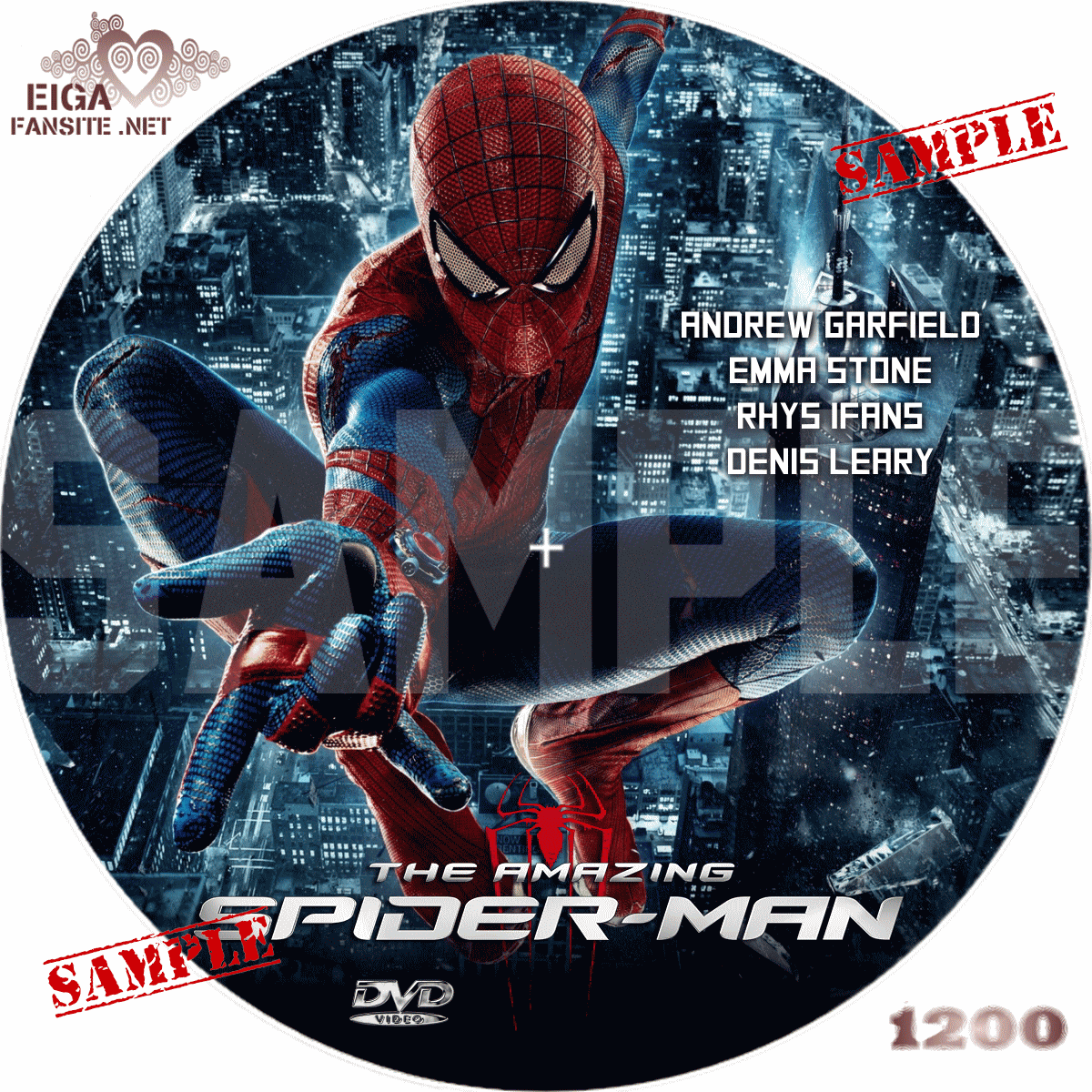 Dvdラベル アメイジング スパイダーマン The Amazing Spider Man 12 アメコミ映画