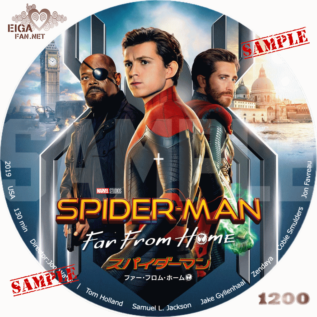 DVDラベル】スパイダーマン：ファー・フロム・ホーム／SPIDER-MAN: FAR