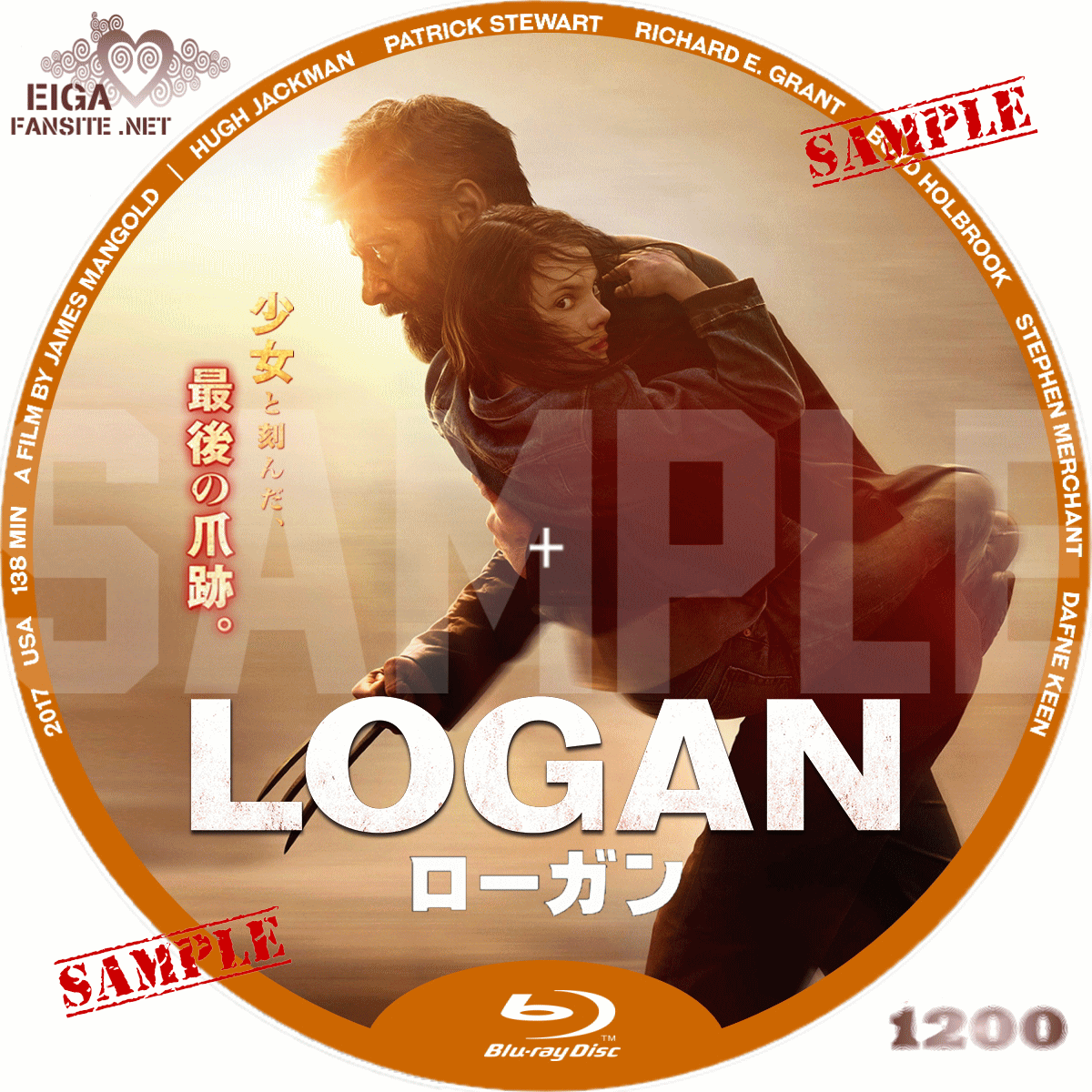 LOGAN ローガン　DVDラベル